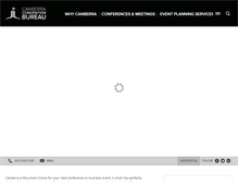Tablet Screenshot of canberraconvention.com.au