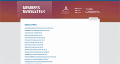 Desktop Screenshot of newsletter.canberraconvention.com.au
